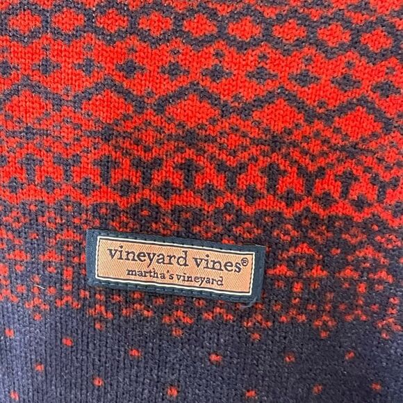 Vineyard Vines Knit Fleece Cowl Neck Pullover Sweatshirt sz. L #OO - Picture 3 of 8